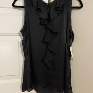 NWT, Milly, size 12, black, sleeveless blouse